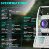 Total Station STEC Armor 3 performance with accurate