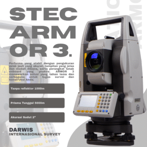 Total Station STEC Armor 3 performance with accurate