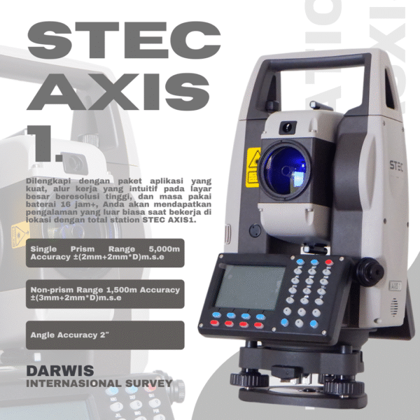 Total Station STEC AXIS1 Features the powerful application
