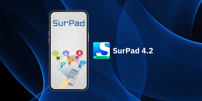 Software SurPad 4.2 Aplikasi Pengukuran RTK