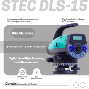 Waterpass STEC DLS-15 Digital Level is a high-precision digital level designed