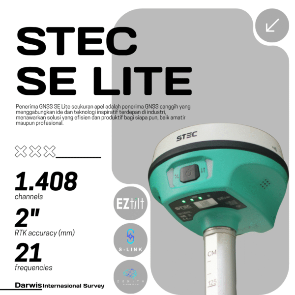 GNSS RTK STEC SE Lite  Apple sized Receiver Bergaransi
