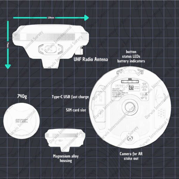 GPS RTK STEC Smart Viewer SV1 State of The Art GNSS