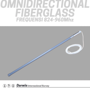 Antena Omnidirectional Fiberglass AMXF-8090-6 824-960Mhz